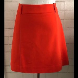 Express Orange A Line Skirt Size 8
